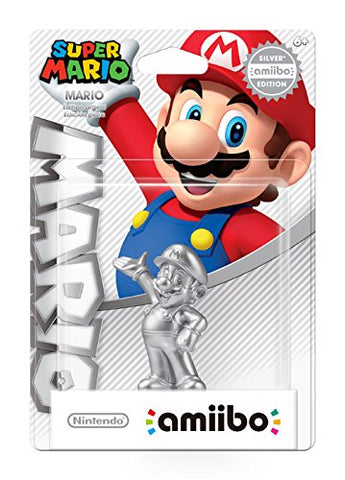 Mario - Silver Edition (Super Mario Series) Amiibo (Nintendo) NEW