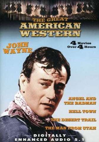 The Great American Western: (The Man from Utah / Hell Town / The Desert Trail / Angel and the Badman) (DVD) Pre-Owned