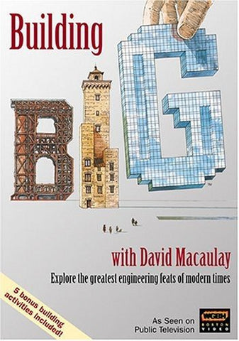 Building Big with David Macaulay: Bridges / Domes / Skyscrapers / Dams / Tunnels (DVD) Pre-Owned