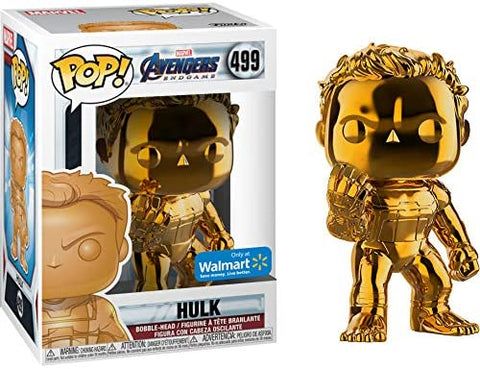 POP! Marvel #499: Avengers EndGame - Hulk (Wal-Mart Exclusive) (Funko POP! Bobble-Head) Figure and Box w/ Protector