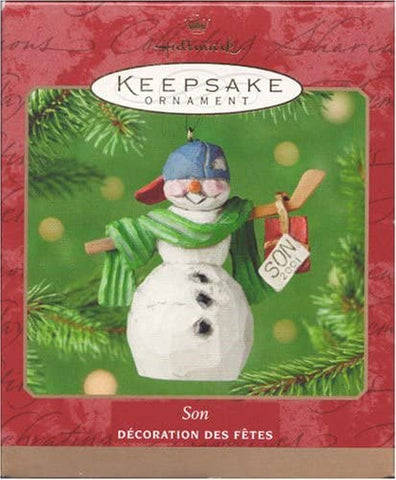 Son (Snowman) 2001 - Linda Sickman (Hallmark Keepsake) Pre-Owned: Ornament and Box