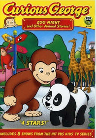 Curious George: Zoo Night and Other Animal Stories! (DVD) Pre-Owned