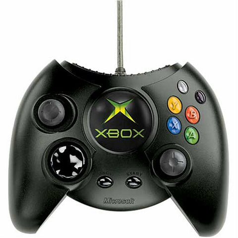 Official Microsoft Wired Controller - Duke / Black (Original Xbox Accessory) Pre-Owned