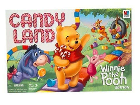 Candyland Pooh Edition (Board Game) Pre-Owned Missing 1 Piece (1 Stand) Not required for play