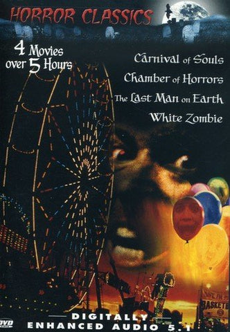 Horror Classics: Carnival of Souls, Chamber of Horrors, The Last Man on Earth, and White Zombie (DVD) Pre-Owned