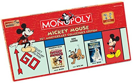 Mickey Mouse Monopoly - 75th Anniversary Collectors Edition (Card and Board Games) NEW