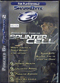 Official Cheat Codes for Splinter Cell (SharkByte powered by GameShark 2) (Playstation 2) Pre-Owned