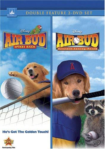 Air Bud: Spikes Back + Air Bud: Seventh Inning Stretch (DVD) Pre-Owned