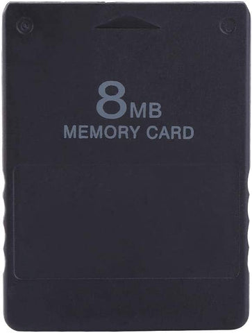 Memory Card: 8MB (3rd Party) - Black (Playstation 2) Pre-Owned