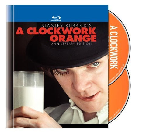 A Clockwork Orange (Two-Disc Anniversary Edition (Blu-ray Book Packaging) Pre-Owned