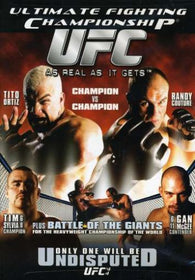 Ultimate Fighting Championship, Vol. 44: Undisputed (DVD) Pre-Owned