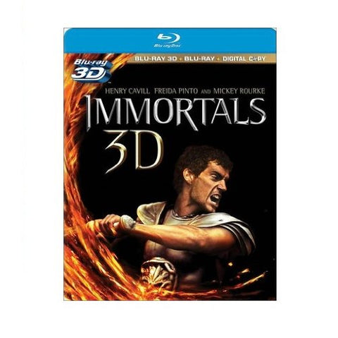Immortals (Blu Ray 3D + Blu Ray Combo) Pre-Owned: Discs and Case