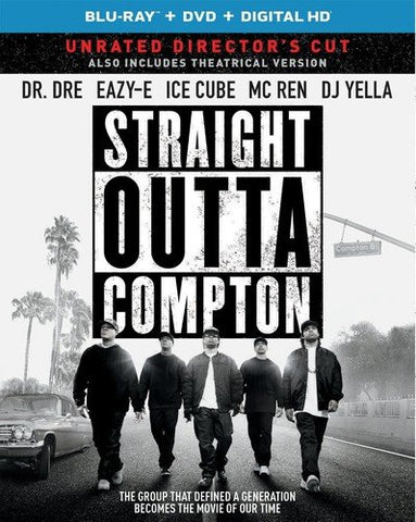 Straight Outta Compton (Blu Ray + DVD Combo) Pre-Owned