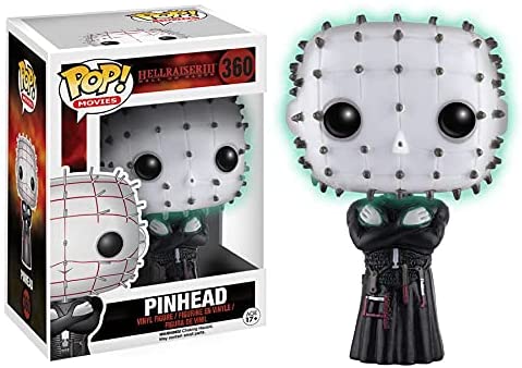 POP! Movies #360 - Hellraiser III: Hell on Earth - Pinhead (Glow in the Dark Hot Topic Exclusive) (Funko POP!) Figure and Box w/ Protector