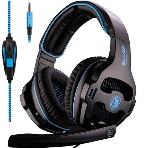 Sades SA-810 Over-Ear Stereo Bass Gaming Headset (Xbox One / PC / PS4) NEW