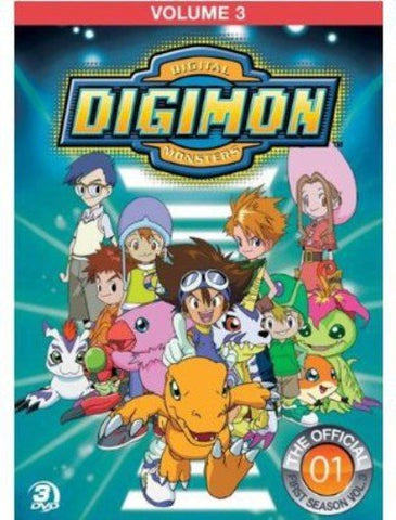Digimon Adventure: Season 1 - Volume 3 (DVD) Pre-Owned