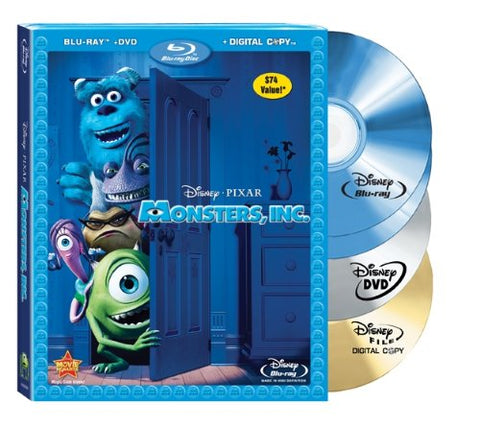 Monsters, Inc. (Blu Ray + DVD Combo) Pre-Owned