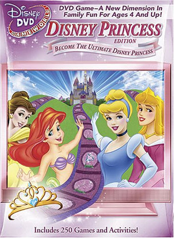 Disney DVD Game World - Disney Princess Edition - Become the Ultimate Disney Princess (2006) (DVD / Kids) Pre-Owned: Disc(s) and Case