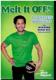 Melt It Off! - 4 Complete Workouts Plus Winning Mindset Motivational CD with Mitch Gaylord (DVD) Pre-Owned