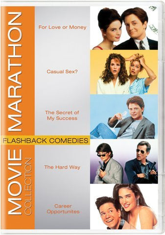 Movie Marathon Collection: Flashback Comedies (For Love or Money / Casual Sex? / The Secret of My Success / The Hard Way / Career Opportunities)  (DVD) Pre-Owned