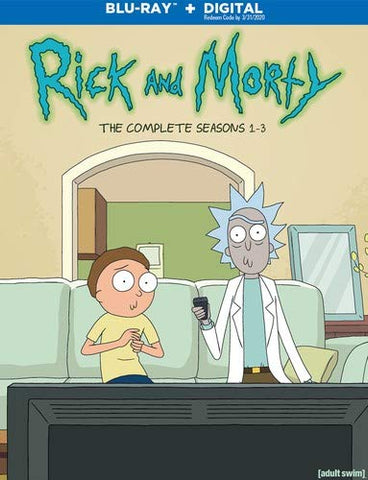 Rick and Morty: Seasons 1-3 (Blu-ray) Pre-Owned