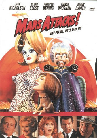 Mars Attacks! (1996) (DVD Movie) Pre-Owned: Disc(s) and Case