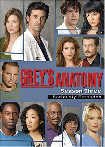Grey's Anatomy: Season 3 (DVD) Pre-Owned