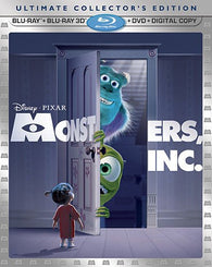 Monsters, Inc. (Ultimate Collector's Edition) (Blu Ray + Blu Ray 3D + DVD Combo) Pre-Owned
