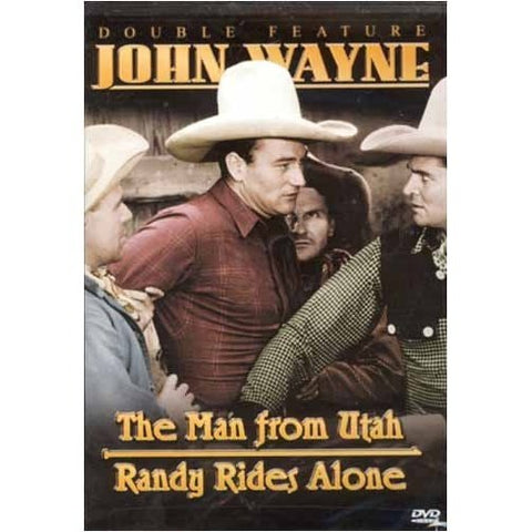 John Wayne: Man From Utah/Randy Rides Alone (DVD) NEW