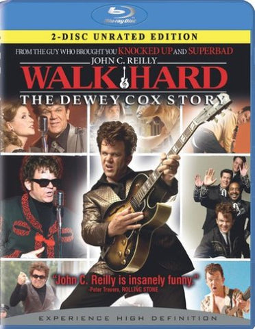 Walk Hard: The Dewey Cox Story (2-Disc Unrated Edition) (Blu-ray) Pre-Owned