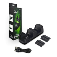 Dual Controller Charger + 2 Rechargeable Battery Packs (mimd) (Xbox One) NEW