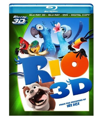 Rio (Blu-ray 3D + BR + DVD) Pre-Owned