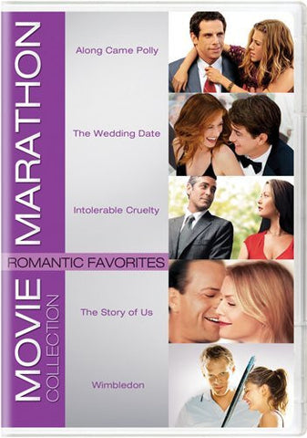Romantic Favorites (Along Came Polly /  The Wedding Date / Intolerable Cruelty /  The Story of Us / Wimbledon) (1999) (Movie Marathon Collection)