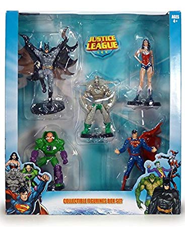 DC Comics - Justice League - 5 Piece - Collectible Figurines Box Set (Toys and Collectibles) NEW