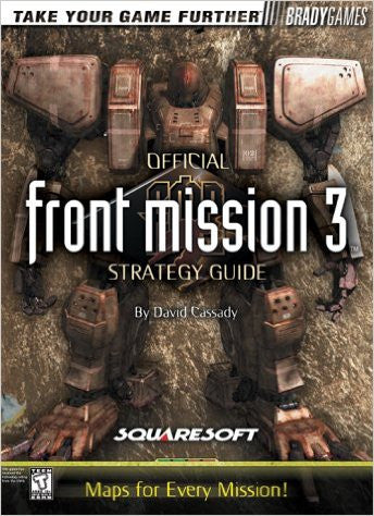 Front Mission 3 (Official BradyGames Strategy Guide) Pre-Owned