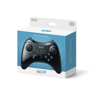 Wii U PRO Controller - Official - Wireless - Black - (Nintendo Wii U) Pre-Owned