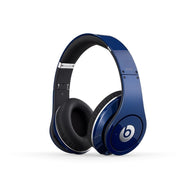 Blue - Studio - Wired Over-Ear Headphones (Beats By Dr. Dre) Pre-Owned: Headphones, 2 Cords, 2 Adapters, Case, Manual, Cleaning Cloth, and Box