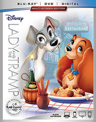 Lady And The Tramp (Blu Ray + DVD Combo) Pre-Owned: Discs and Case