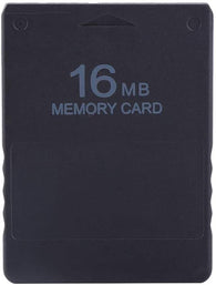 Memory Card: 16MB (3rd Party) - Black (Playstation 2) Pre-Owned