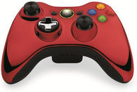 Official Microsoft Wireless Controller - Chrome Series Limited Edition - Red (Xbox 360) Pre-Owned