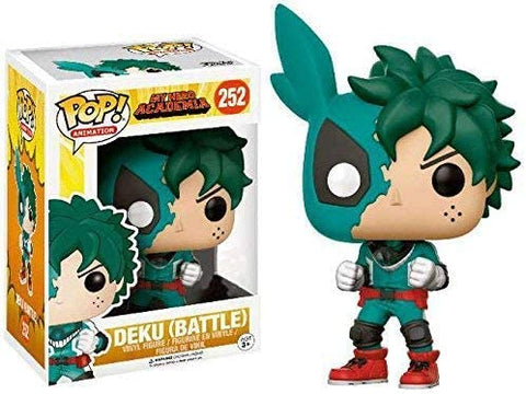 POP! Animation #252: My Hero Academia - Deku (Battle) (Hot Topic Exclusive) (Funko POP!) Figure and Box w/ Protector