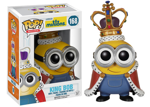 Funko POP! Figure - Movies #168: Minions - King Bob - NEW 1