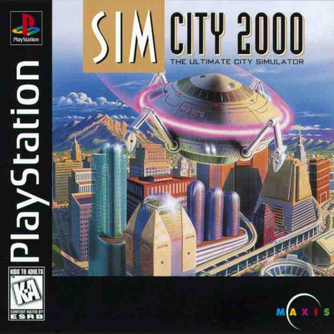 SimCity 2000 (Playstation 1) Pre-Owned: Game, Manual, and Case