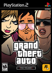 Grand Theft Auto: The Trilogy (Grand Theft Auto III/ Grand Theft Auto: Vice City / Grand Theft Auto: San Andreas)  (Playstation 2 / PS2) Pre-Owned: Discs, Manuals, Cases, and Box