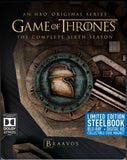 Game of Thrones: Season 6 (Limited Steelbook Edtion w/ Collectible Sigil Magnet) (Blu-ray) NEW