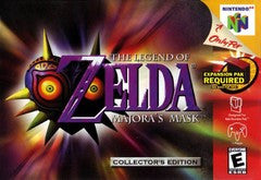 The Legend of Zelda Majora's Mask Collectors Edition (Nintendo 64 / N64) Pre-Owned: Cartridge (Holographic Label), Manual, and Box