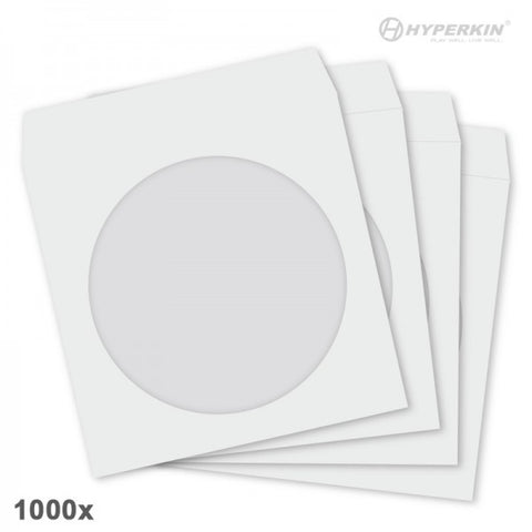 1000x Paper Sleeve with Clear Window (White) (NEW)