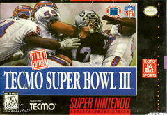 Tecmo Super Bowl III: Final Edition (Super Nintendo / SNES) Pre-Owned: Cartridge Only