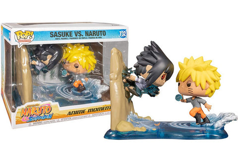 POP! Animation #732: Sasuke vs Naruto (Shonen Jump Naruto Shippuden) Anime Moments (GameStop Exclusive) (Funko POP!) Figure and Original Box