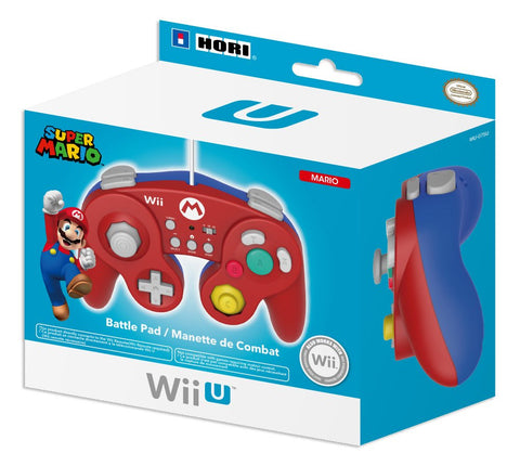 Super Mario Battle Pad Controller w/ Turbo (Red Mario Edition) (HORI) (Nintendo Wii & Wii U) NEW